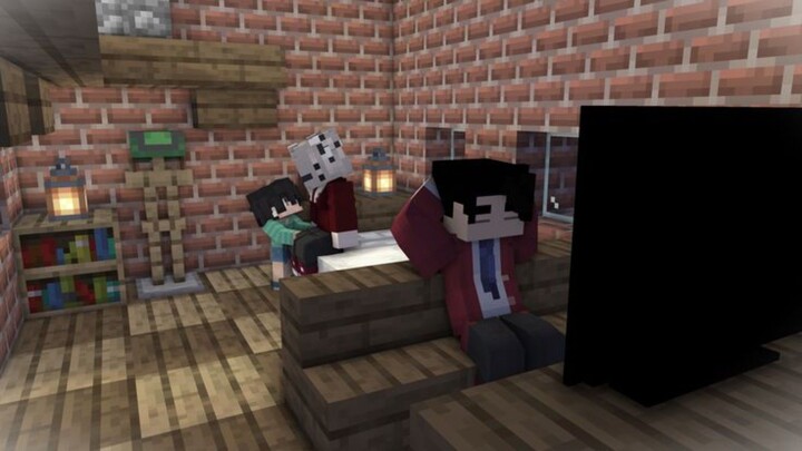 Halloween Haiko good was a sleeper that night - minecraft animation