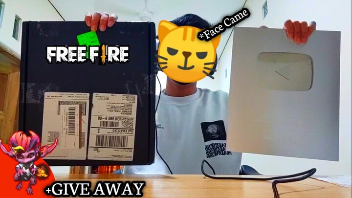 UNBOXING SILVER PLAY BUTTON FREE FIRE + GIVEAWAY