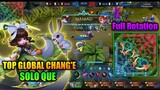 TOP GLOBAL CHANG'E FULL ROTATION AND BUILD | CHANG'E GAMEPLAY MOBILE LEGENDS