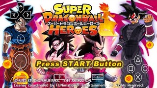 Super Dragon Ball Heroes BETA DBZ TTT MOD ISO With Permanent Menu DOWNLOAD