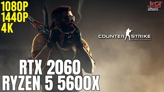 Counter-Strike: Global Offensive | Ryzen 5 5600x + RTX 2060 | 1080p, 1440p, 4K benchmarks!