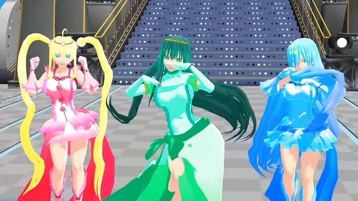 【ぴちぴちピッチ MMD】るちあ・波音・リナで LOL - lots of laugh -