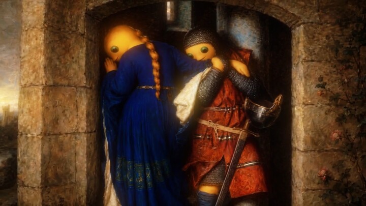 The Milk Dragon’s Meeting on the Tower Stairs