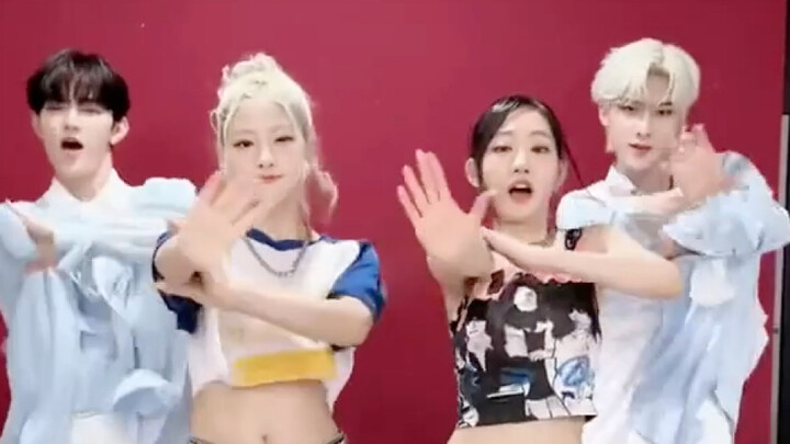 【KISS OF LIFE Julie, Haneul x ZB1 Zhang Hao, Ricky】Thử thách "Shhh+In Bloom"!