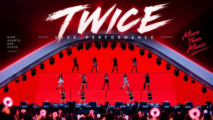 【ฟื้นฟู 4K | 60 เฟรม】TWICE เพลงรบเริ่มขึ้น «GO HARD» โชว์ระดับเทพ | สนามนิสสัน 240728