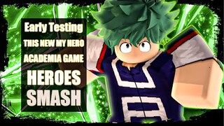 Early Testing This My Hero Academia Roblox Game