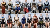 [The Elder Scrolls 5 Self-Sinicization MOD] 21 sets of full physical with BS female armor integratio