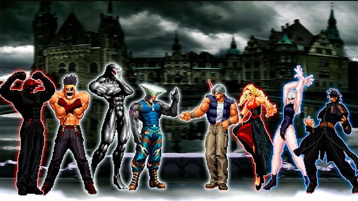 Sonic Machine, NeoGeegus, Gorimaru Jr & Valmer Rugal VS. Trevor, Rose Bernstein, Anette & Vinzelles