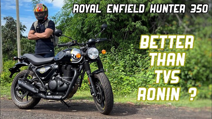 Royal Enfield Hunter 350 Review - Better Than TVS Ronin ??