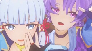 Saya akhirnya bertemu Nona Kamisato! ! |. Perjalanan pertama Lishi-RK Bei ke Teyvat ROKI