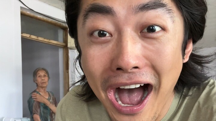 You scared me— I thought my grandma had come back to life!