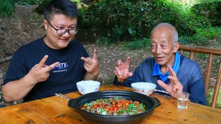 Countryside Recipe & Mukbang | Beef with Scallions