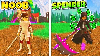 NOOB VS ROBUX SPENDER | ROBLOX WORLD ZERO