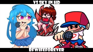 Sky in HD Trying kidnap BF again  (BFSWIFEFOREVER) | FNF MOD