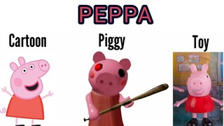Piggy Skins As Cartoon Characters As Toys