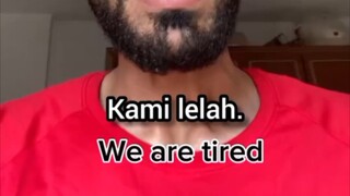 "kami lelah" 🥲 yah Allah kuatkan hati dan semangat mereka 🤲🏻😭