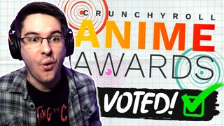 So I Voted In The Crunchyroll Awards...