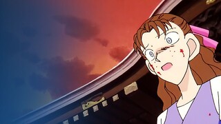 Conan went to watch Yoko Okino perform a murder show, but ended up bringing bad luck to the crew, ca