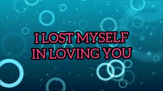 I LOST MYSELF IN LOVING YOU - Jamie Miller