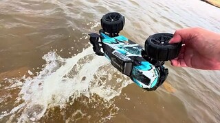 When RC cars learn to surf