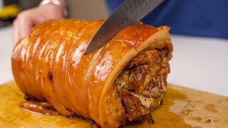 Cách làm thịt heo cuộn sốt