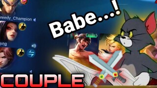 CUTE JOKER CHOU hyper VS COUPLE || mlbb