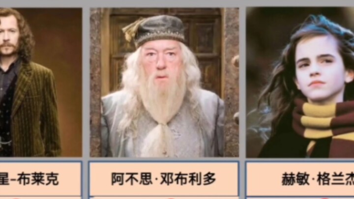 Hupu: การจัดอันดับคะแนนตัวละครแฮร์รี่ พอตเตอร์