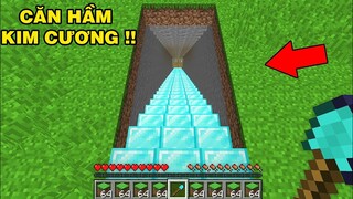 Mình Đã Đập Lucky Block | Lấy Kim Cương Làm Căn Hầm Trên Đảo Hoang | TRONG MINECRAFT PE..!!