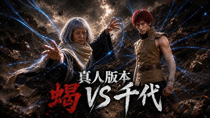 【你從未看過的AI真人版火影】千代VS蠍-最強傀儡師的宿命對決!奶奶親手終結天才孫子，火影最催淚的一戰震撼再現！結局看哭無數人！#火影忍者 #Naruto #A