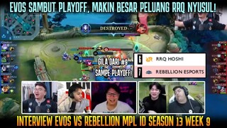 EVOS MENANG RRQ SENANG! REAKSI STREAMER LIAT EVOS FIX LOLOS PLAYOFF VS RBL!