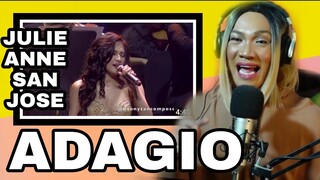 JULIE ANNE SAN JOSE - ADAGIO - Julie Sings the DIvas [ REACTION VIDEO ]