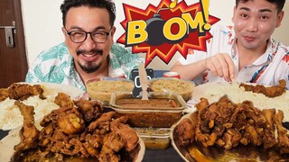 CHICKEN MAKHONG KALEJA MAKAN MARIN EATING CHALLENGE || CHICKEN FEET MUKBANG || EATING SHOW