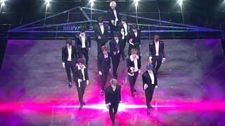 【1080 بكسل 60 إطارًا في الثانية】190115 فرقة SEVENTEEN - شكرًا لك + لا أريد البكاء على خشبة مسرح حفل 