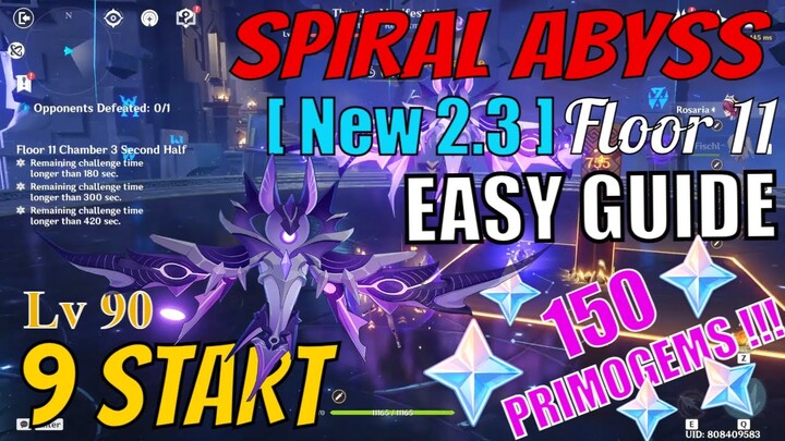 [New Session 2.3] Spiral Abyss Floor 11 Genshin Impact - EASY GUIDE