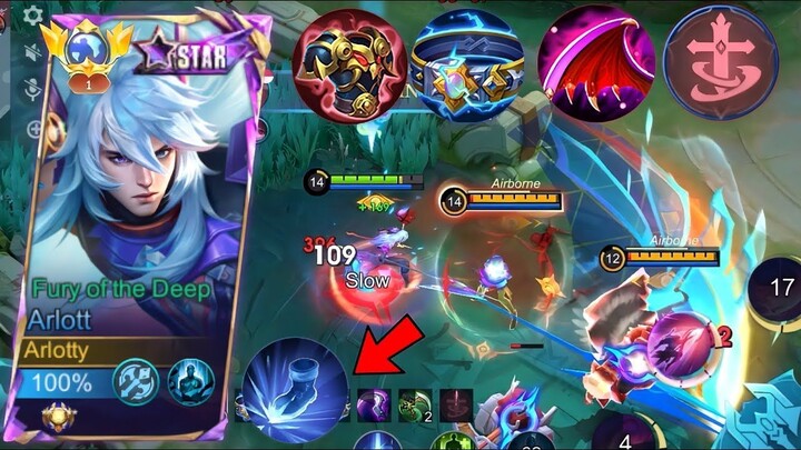 EARLY 2 DEATHS TURNED INTO 15 KILLS NO MERCY!  GLOBAL ARLOTT ONE SHOT BUILD - MLBB