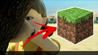 [เกม][Minecraft/Squid Game]เกมนี้ไม่ได้ยากขนาดนั้นใช่ไหม?