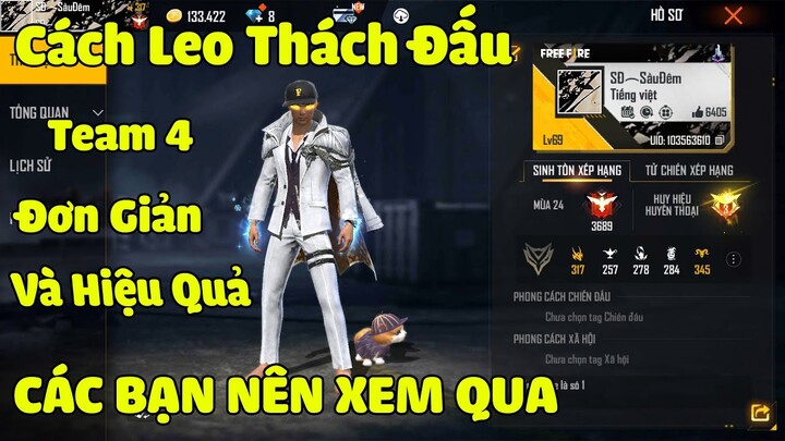 FREE FIRE - CÁCH LEO "THÁCH ĐẤU" ĐẦU MÙA CỰC KỲ ĐƠN GIẢN