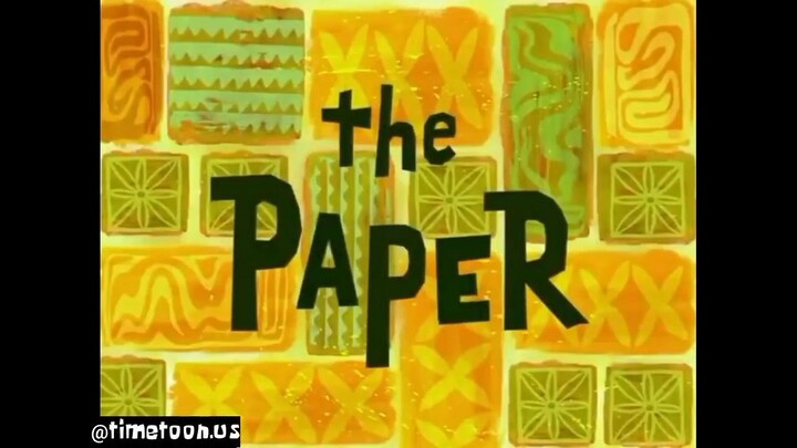 Spongebob SquarePants S1 EPS 16b dub indo - The Paper