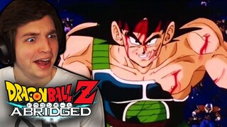 Bardock is INSANE... | DBZ: Abridged FIRST REACTION