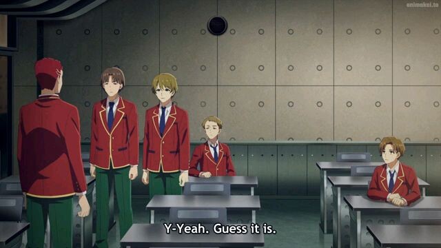 Classroom of the elite S4 ep 5 English sub