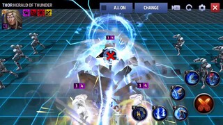 MARVEL FUTURE FIGHT - THOR HERALD OF THUNDER SUIT COMPLETE MOVESET