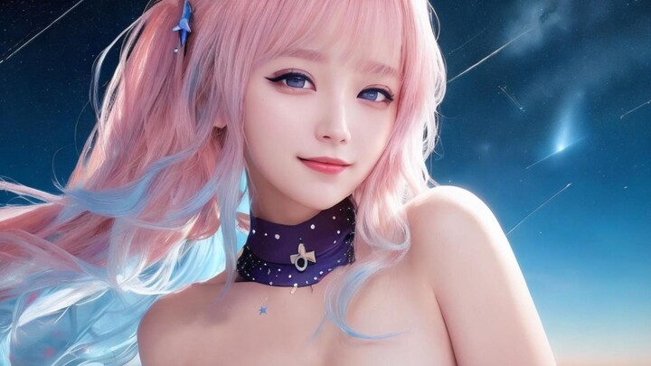 [AI coser Genshin Impact series] Coral Palace Heart Sea sangonomiya Kokomi