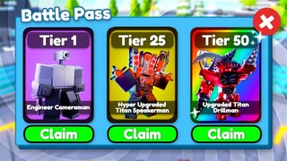 *NEW* Battle Pass Update In Toilet Tower Defense! (Roblox)
