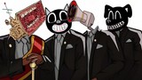 Mega Horn & Siren Head & Cartoon Cat - Coffin Dance Meme ( Cover )