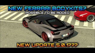 New Update 5.0? New Ferrari 458 Italia Bodykits in Future Updates of #carparkingmultiplayer