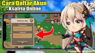 Cara Daftar Akun Ksatria Online Terbaru di Android atau IOS 2023