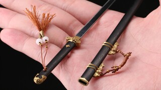 300 yuan to buy a palm-sized handmade micro knife! Jiangling Micro Soldier 1/6 Tang Sword [Jijia Rev