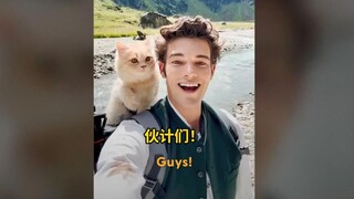 الوحش الجميل والأحمق وقطته المغامرة؛ مجرد مشاهدة لقطات الفيديو تُشعرك وكأنك تشاهد فيلمًا شاعريًا جما