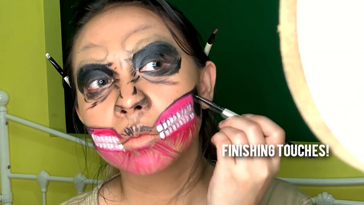 Attack on Titan Cosplay: Eren Jaeger Titan Form [Rumbling Version] Makeup