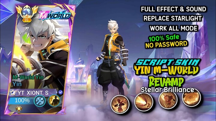 Script Skin Yin M-World Revamp | Full Effect & Voice - No Password